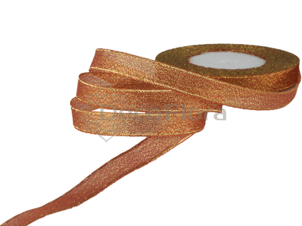 Лента металлизированная 1,2см*20y красная