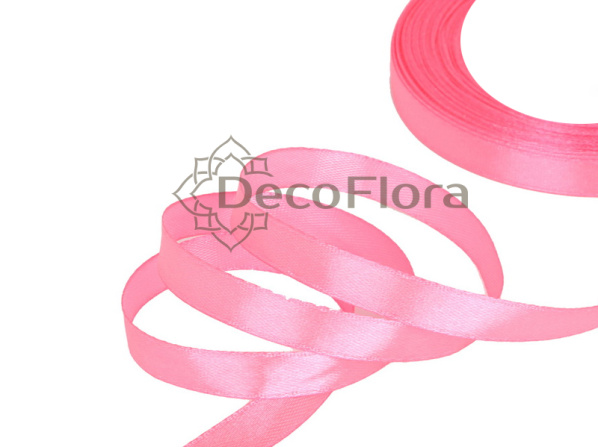 Лента атласная 0,6cm*20м - 058 - розовый 